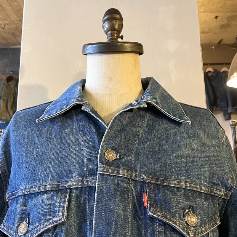 70s~ Levi's 75505-0217 デニムジャケット CANADA製 2ポケ リーバ 70s~ Levi's 75505-0217 デニムジャケット CANADA製 2ポケ リーバ