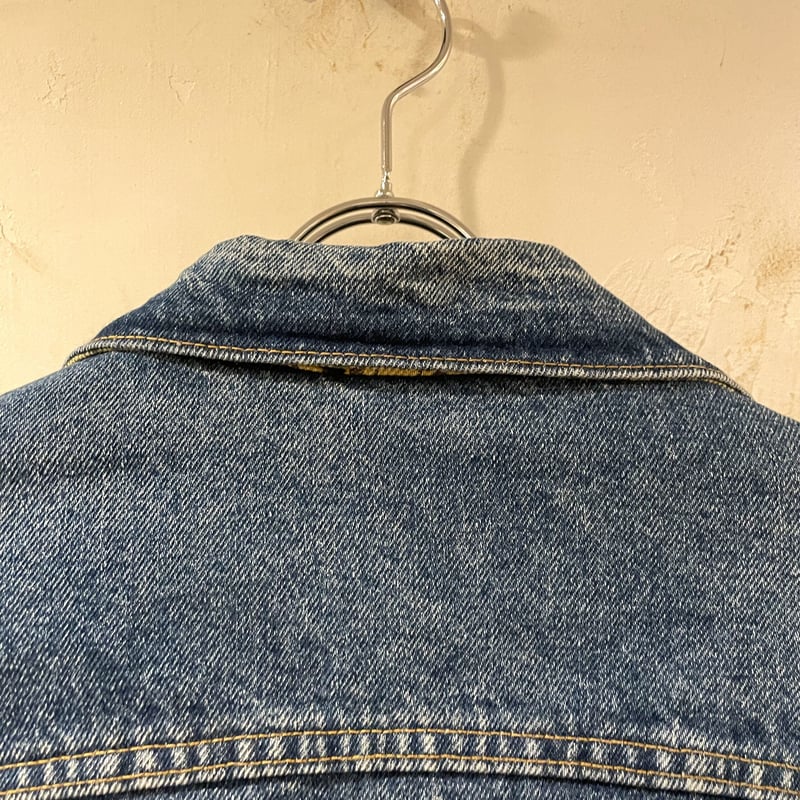 90s Levi's 70417 9332 リーバイス デニムジャケット ネル生地ライナー