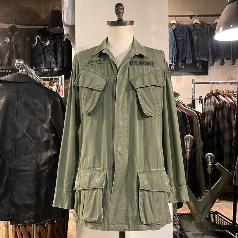 70s US ARMY Jungle Fatigue Jacket 5th Type ジャング...