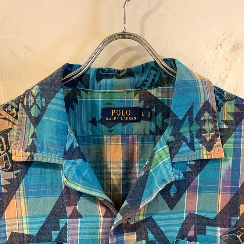 POLO RALPH LAUREN S/S アロハシャツ ラルフローレン オープンカラー