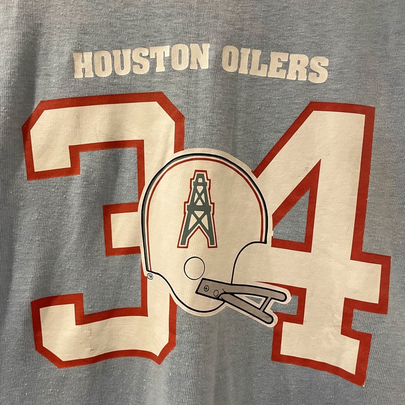 Champion フットボールTシャツ DEAD STOCK HOUSTON OILERS バ