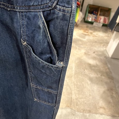 Lee　オーバーオール　Jelt Denim　ユニオンチケット　USA製　70s　(S1047)