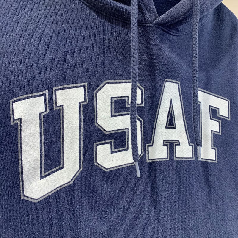 SOFFE USAF スウェット パーカー エアフォース フーディー 紺色 (S1953