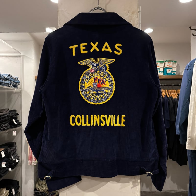 FFA vintage ジャケット Texas Vintage 50s 60s FFA Agricultural Corduroy Farm Jacket Mens S/M