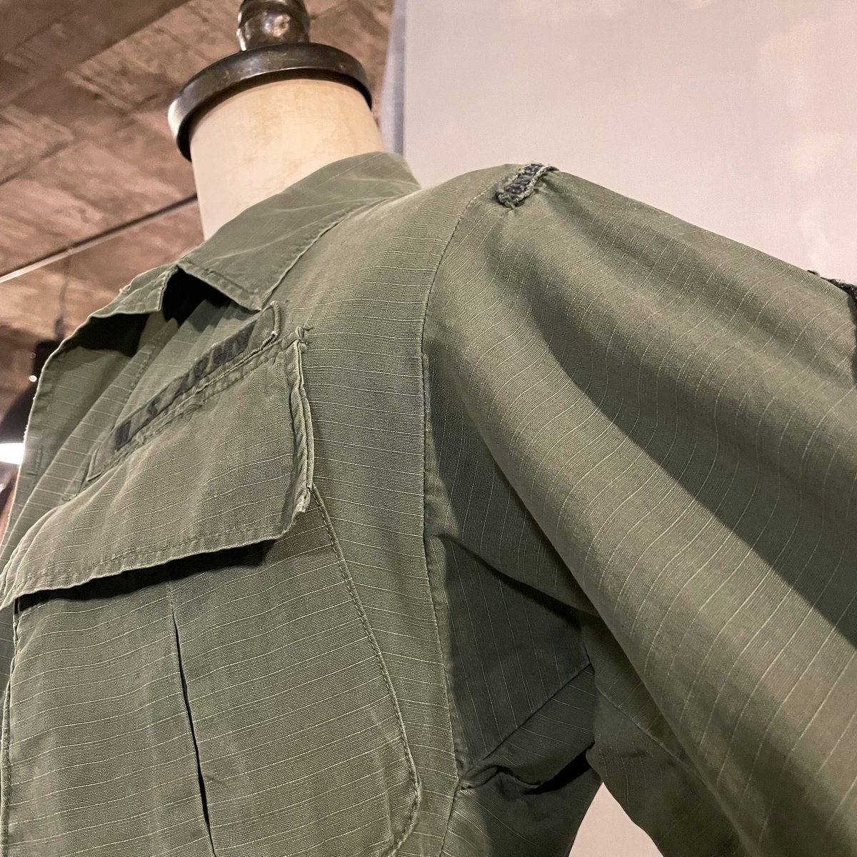 60s US ARMY Jungle Fatigue Jacket 5th Type ジャング 60s US ARMY Jungle Fatigue Jacket 5th Type ジャング