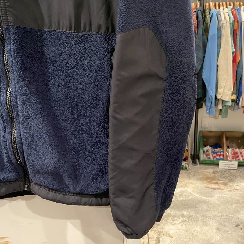 POLO RALPH LAUREN デナリタイプ 黒x紺 フリースジャケット POLO RALPH LAUREN デナリタイプ 黒x紺 フリースジャケット