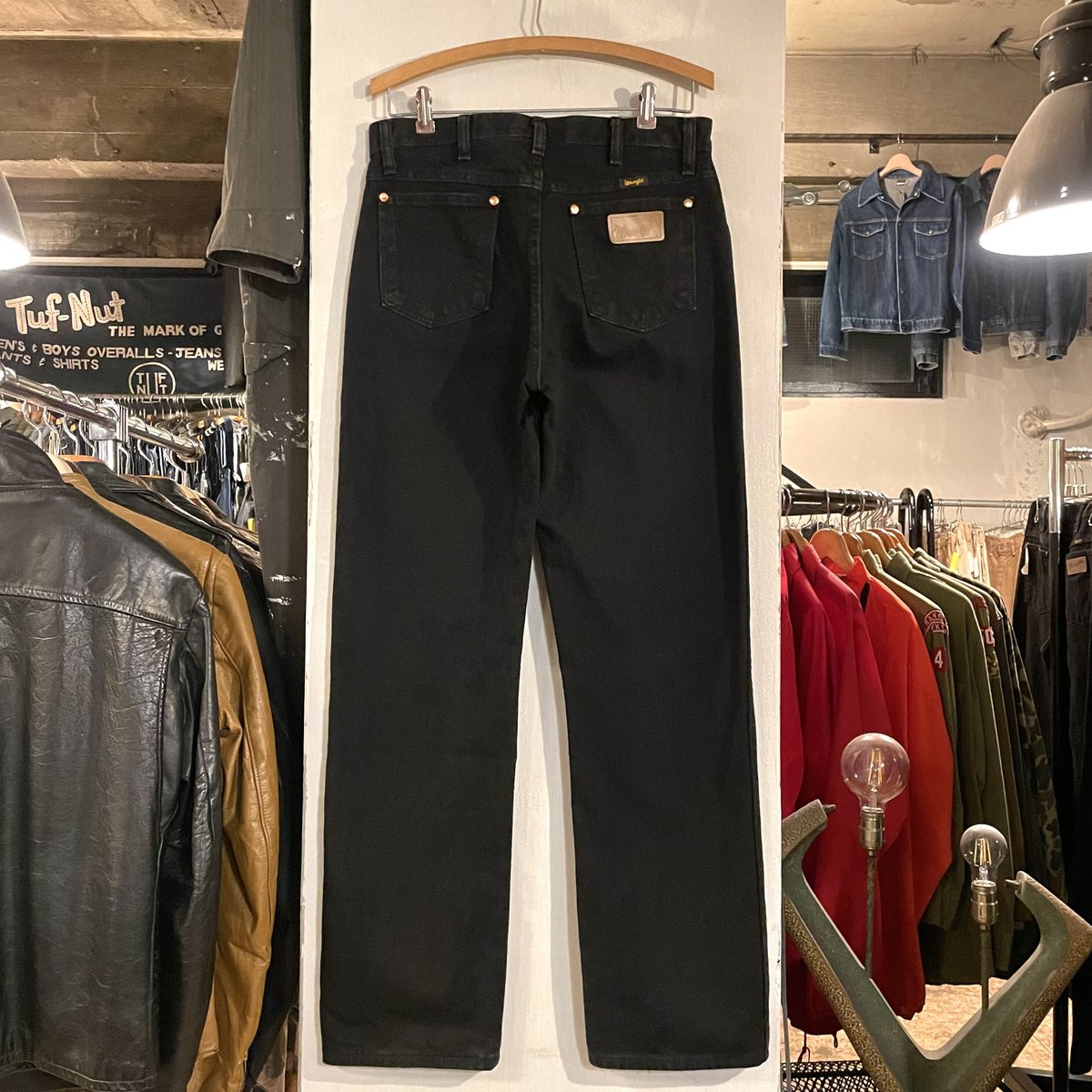 Wrangler 13MWZWK ブラックデニム パンツ 31×32 ラングラー (S3464 Wrangler 13MWZWK ブラックデニム パンツ 31×32 ラングラー (S3464
