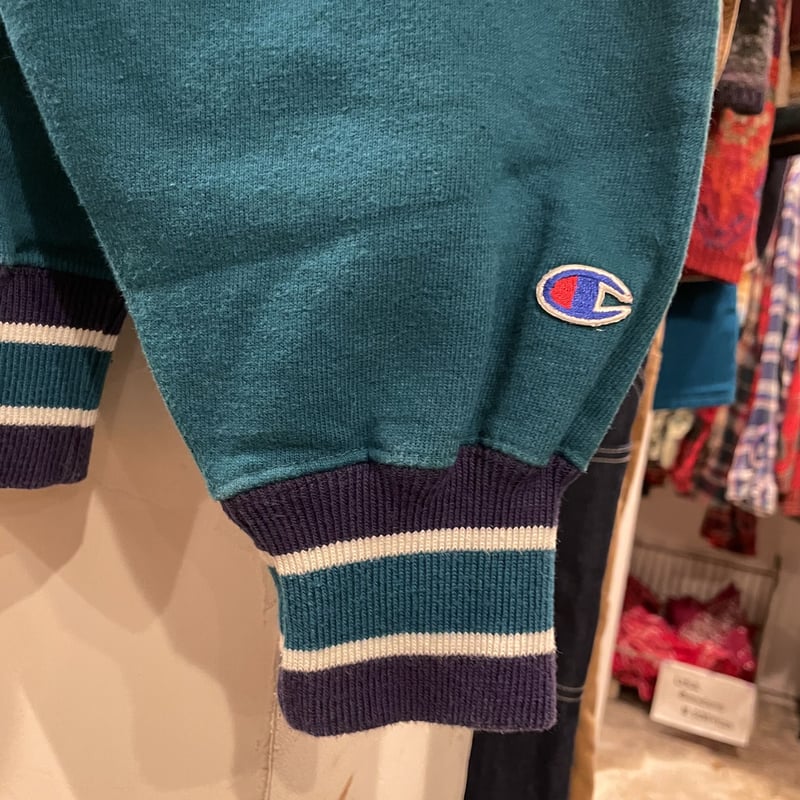 90s Champion リバースウィーブ reverse weave ターコイズブルー US