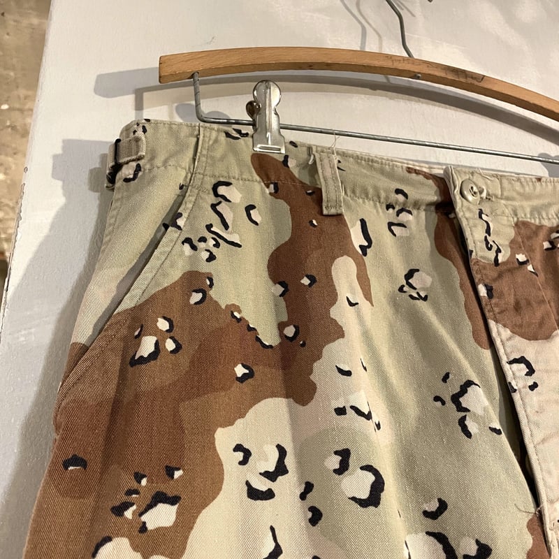 90s US ARMY 6Cデザートカモ BDUパンツ チョコチップ 1990年