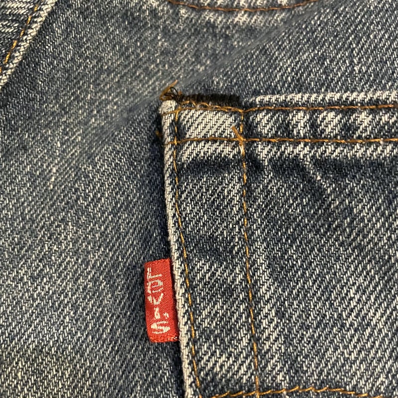 80s Levi's 505-0217 リーバイス デニムパンツ 黒カン ボタン裏552 80
