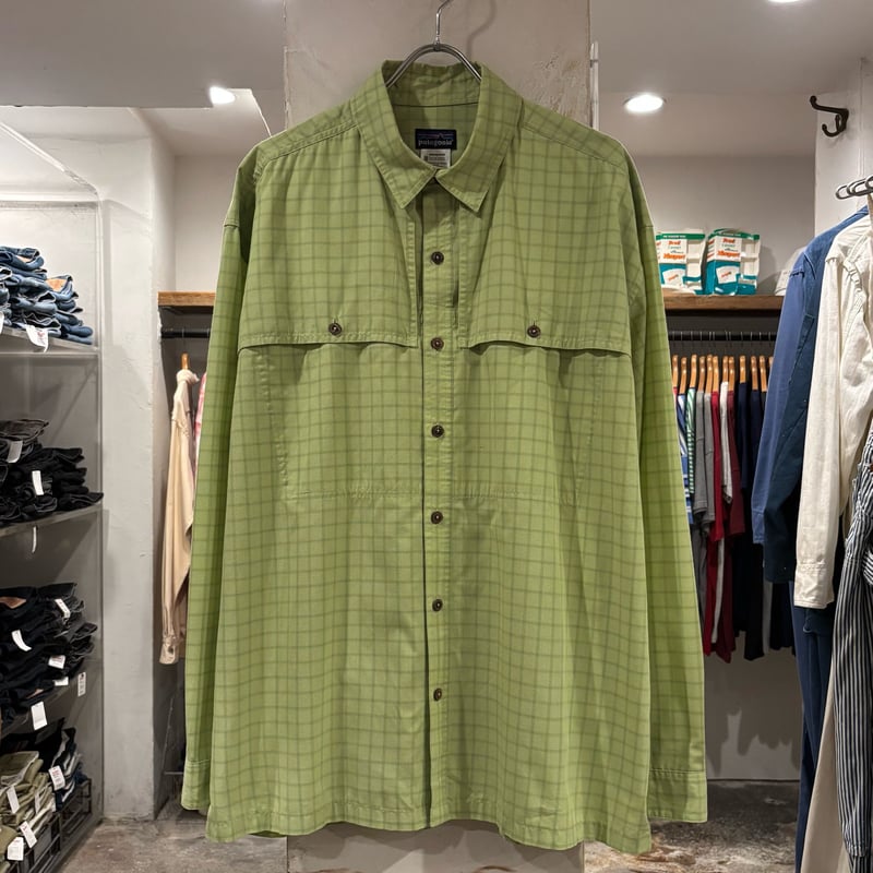 patagonia L/S フィッシングシャツ Island Hopper Shirt Siz