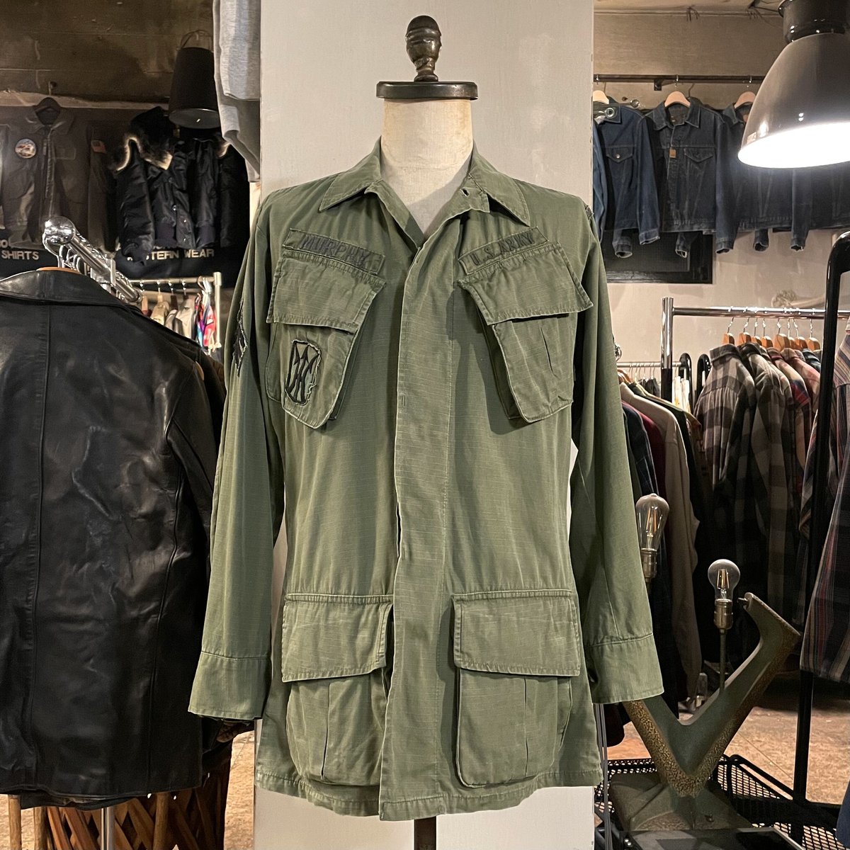 5th】US ARMY ジャングルファティーグジャケット vintage 5th】US ARMY ジャングルファティーグジャケット vintage