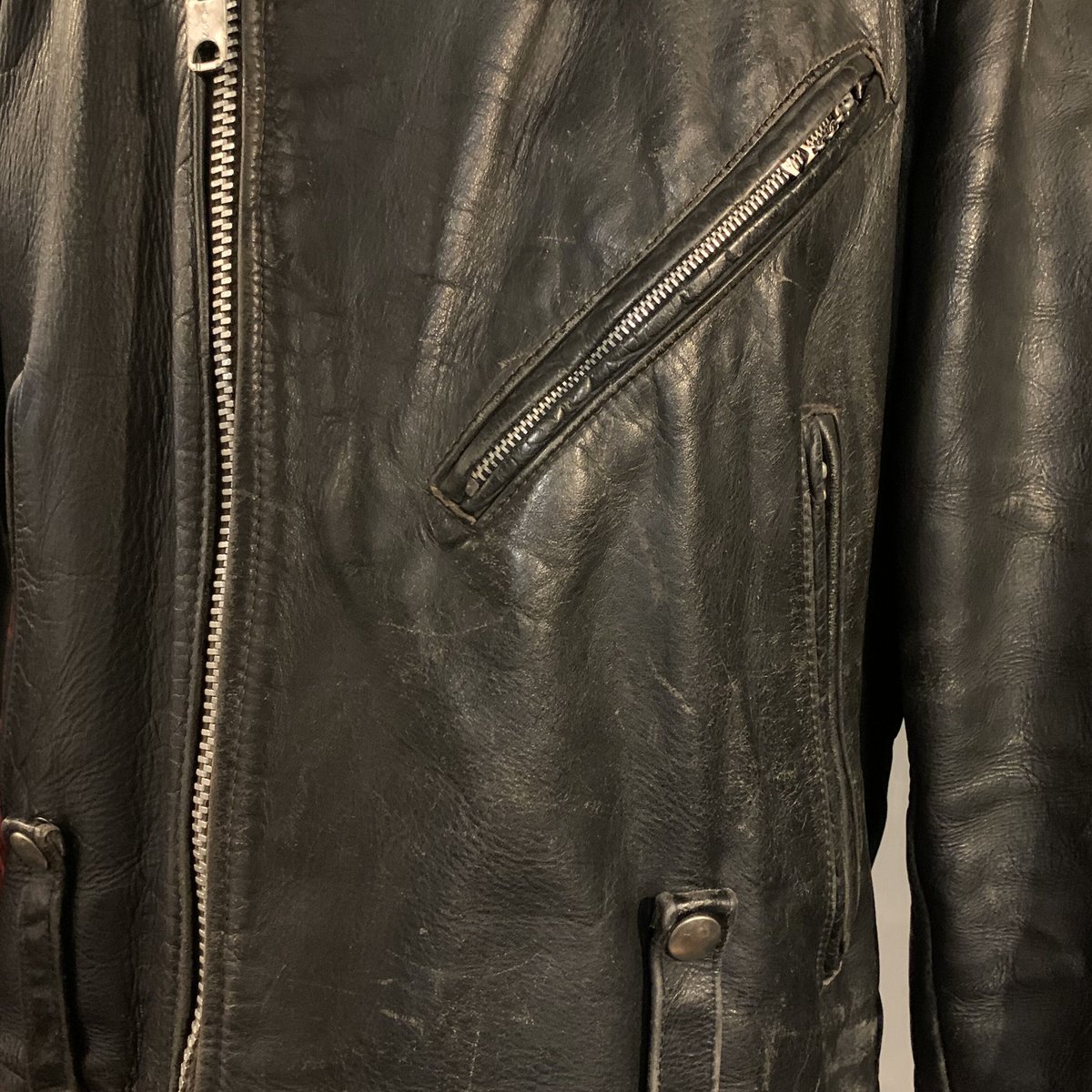 50s Harley Davidson ダブルライダースレザージャケット 50s Harley Davidson ダブルライダースレザージャケット