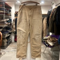 carhartt　ダック地　ペインターパンツ　ダブルニー　カーハート　ブラウン　フェード　雰囲気系　38×35　(S3777)