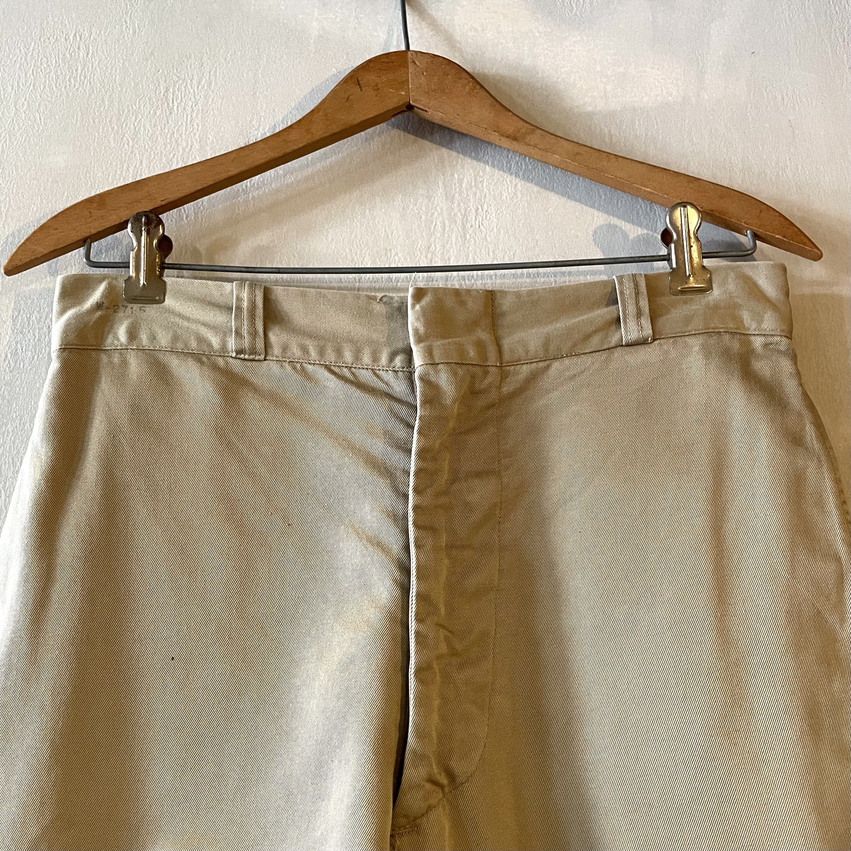 60s US MILITARY チノトラウザーズ RAPID ZIP 1969年 チノカーキ