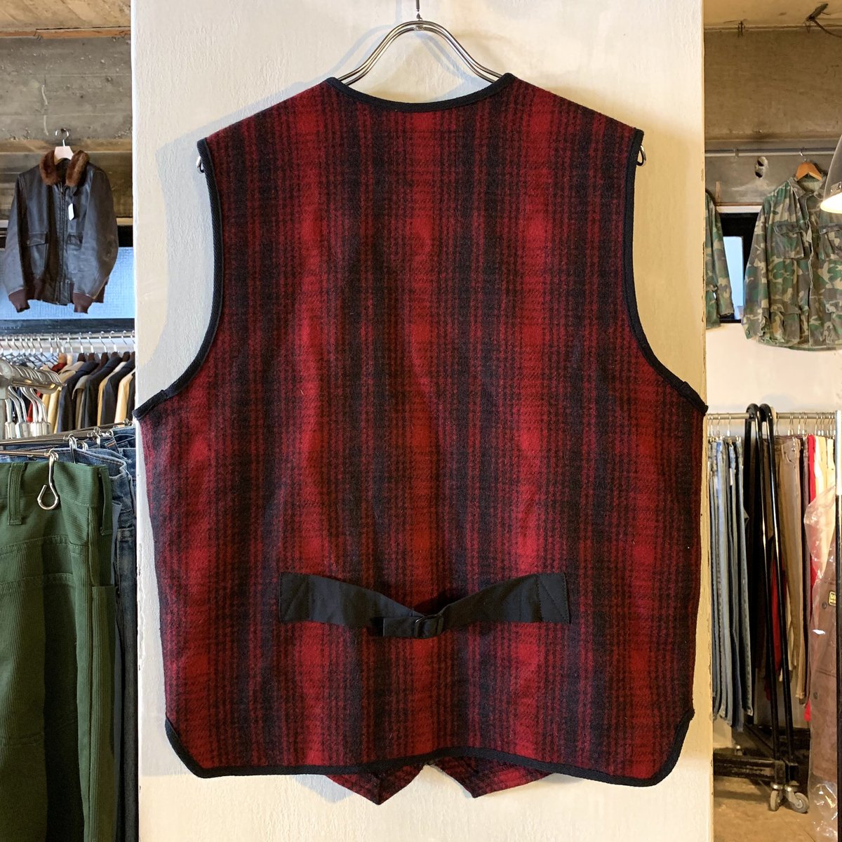 Woolrich ベスト チェック柄 シンプルデザイン 緑系 XL 0827 Woolrich Woolrich ベスト チェック柄 シンプルデザイン 緑系 XL 0827 Woolrich