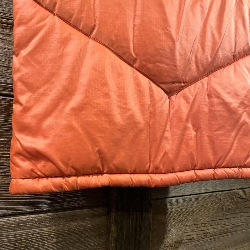 70s THE NORTH FACE ダウンベスト 茶タグ オレンジ USA製 ノース 70s THE NORTH FACE ダウンベスト 茶タグ オレンジ USA製 ノース
