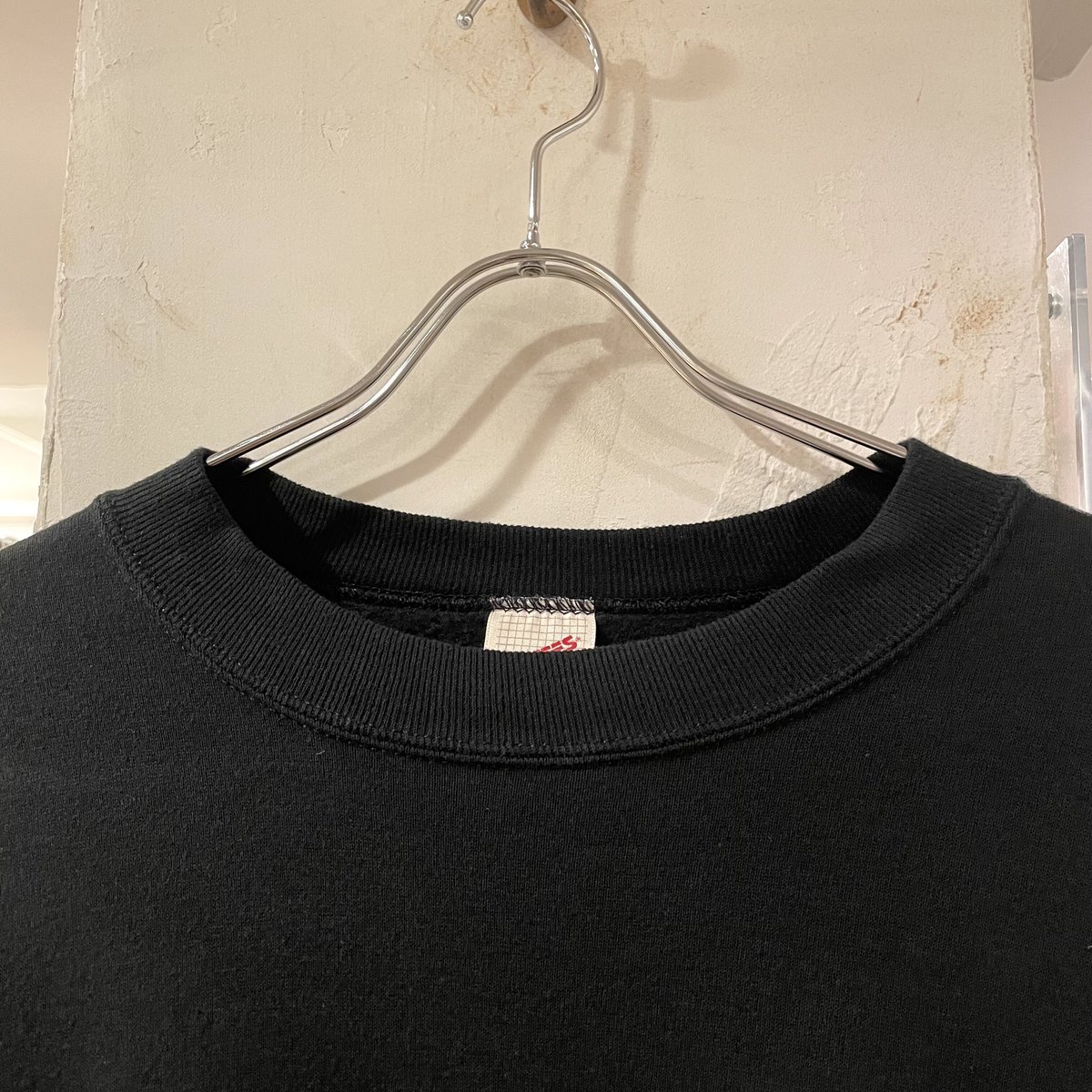 90s JERZEES L/S 無地スウェット DEAD STOCK ブラック USA製 90 90s JERZEES L/S 無地スウェット DEAD STOCK ブラック USA製 90
