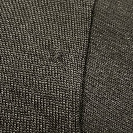 30's　LOWE&CAMPBELL ATHLETIC GOODS社　ヴィンテージ　レタードニットカーディガン　濃紺　(S0656)