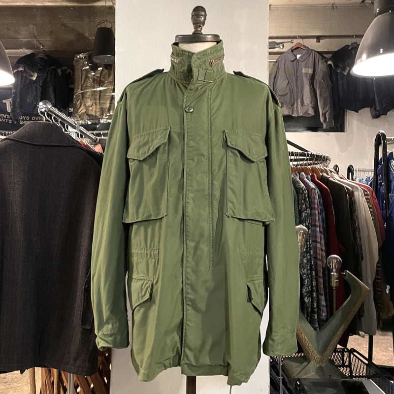 70s US ARMY M-65 Field Jacket バックステンシル 3rdタイプ ブ