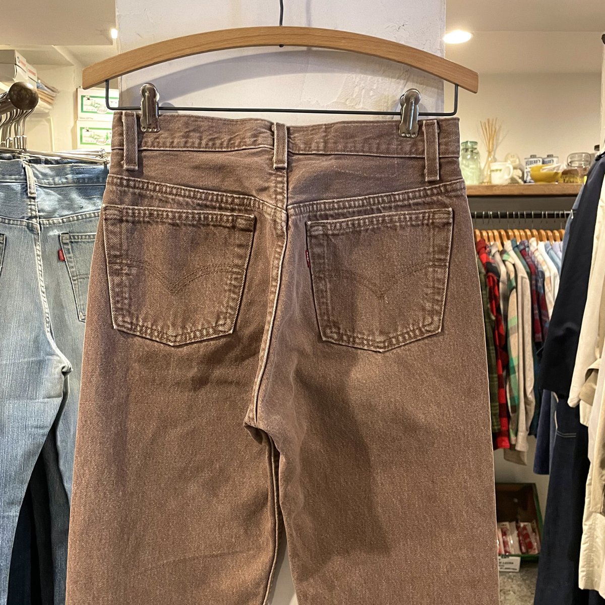 Levi's 501 90年代 リーバイス 先染め カラーデニム ブラウン Levi's 501 90年代 リーバイス 先染め カラーデニム ブラウン