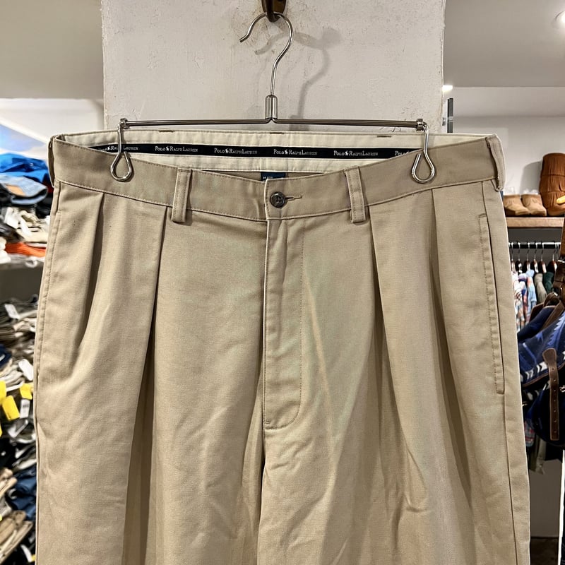 POLO by Ralph Lauren チノパン ポロチノ ラルフローレン タック入り