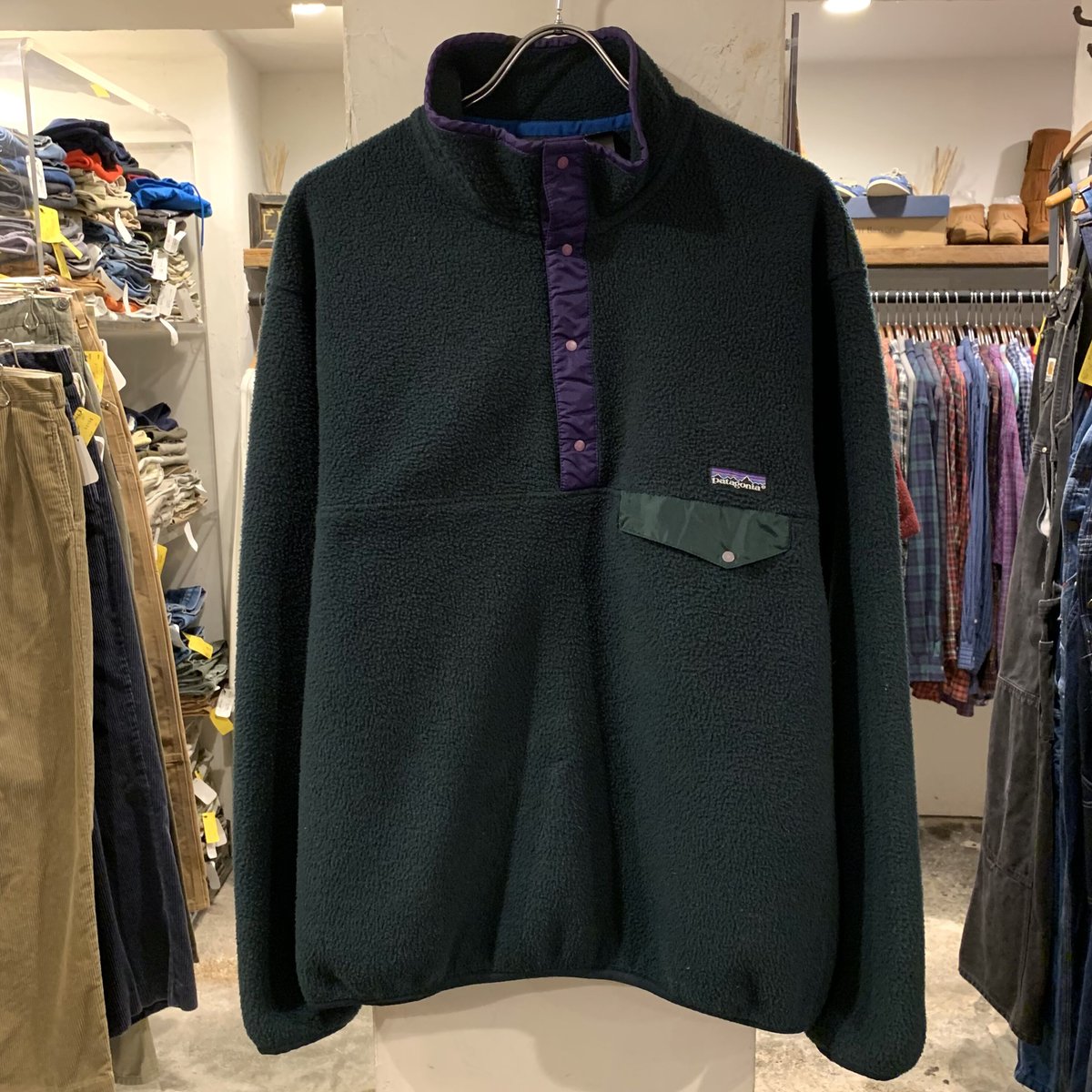 90s Patagonia シンチラスナップT パタゴニア フリースジャケット