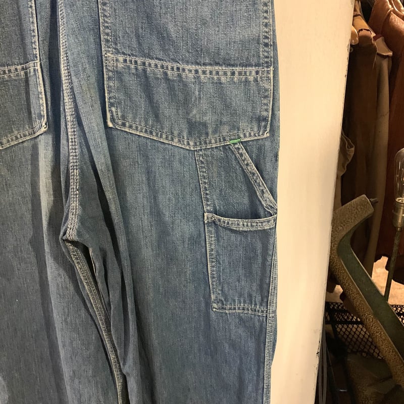 50s BIG SMITH ビッグスミス オーバーオール 黒タグ ボタンフライ