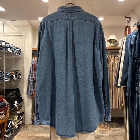 Ralph Lauren　CLASSIC FIT　L/Sボタンダウンシャツ　デニムシャツ　ラルフローレン　Size XXL　(S5499)
