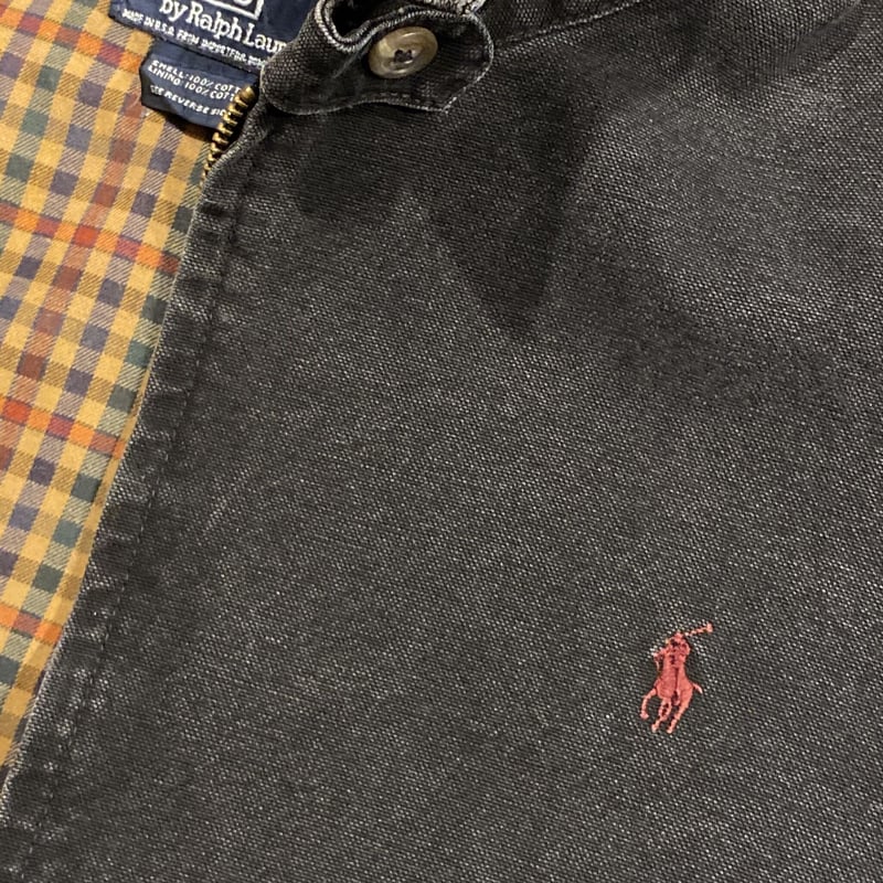 Ralph Lauren ダック地 黒 スイングトップ USA製 ラルフローレン