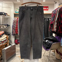 00s　Levi's 550 0260　Relaxed Fit　リーバイス　ブラックデニムパンツ　38×31　USA製　2002年　(S4517)