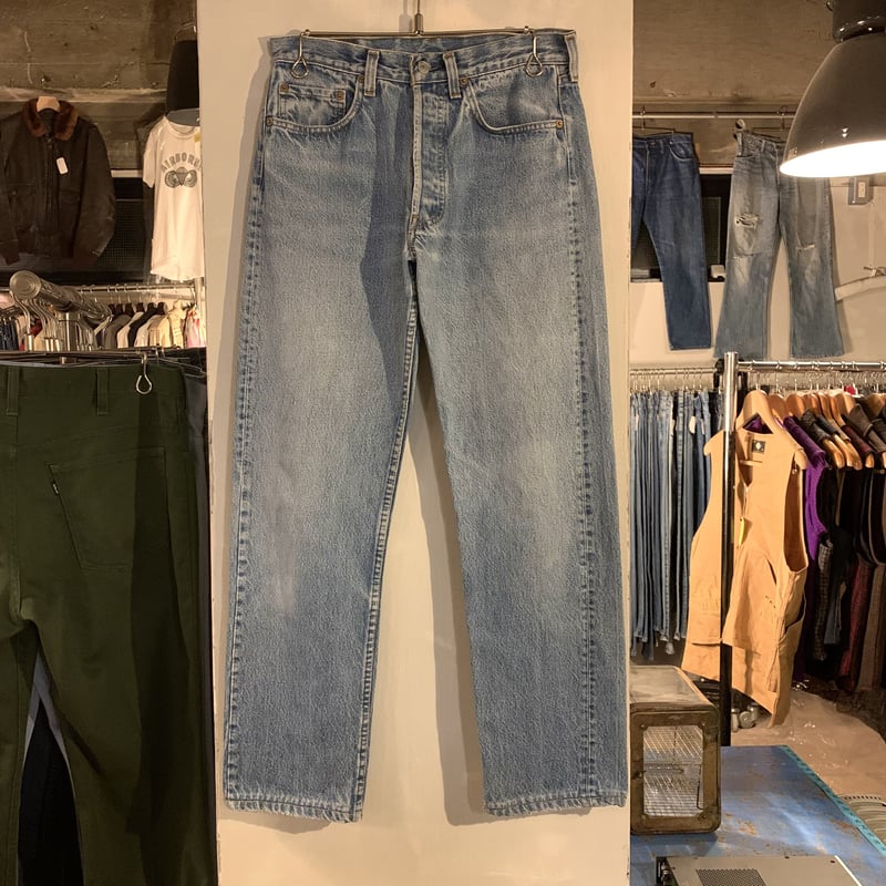 80s Levi's 501 リーバイス 黒カン 裾 チェーンステッチ USA製 80s Levi's 501 リーバイス 黒カン 裾 チェーンステッチ USA製