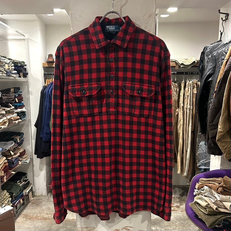 Polo by Ralph Lauren L/Sチェックネルシャツ プルオーバー