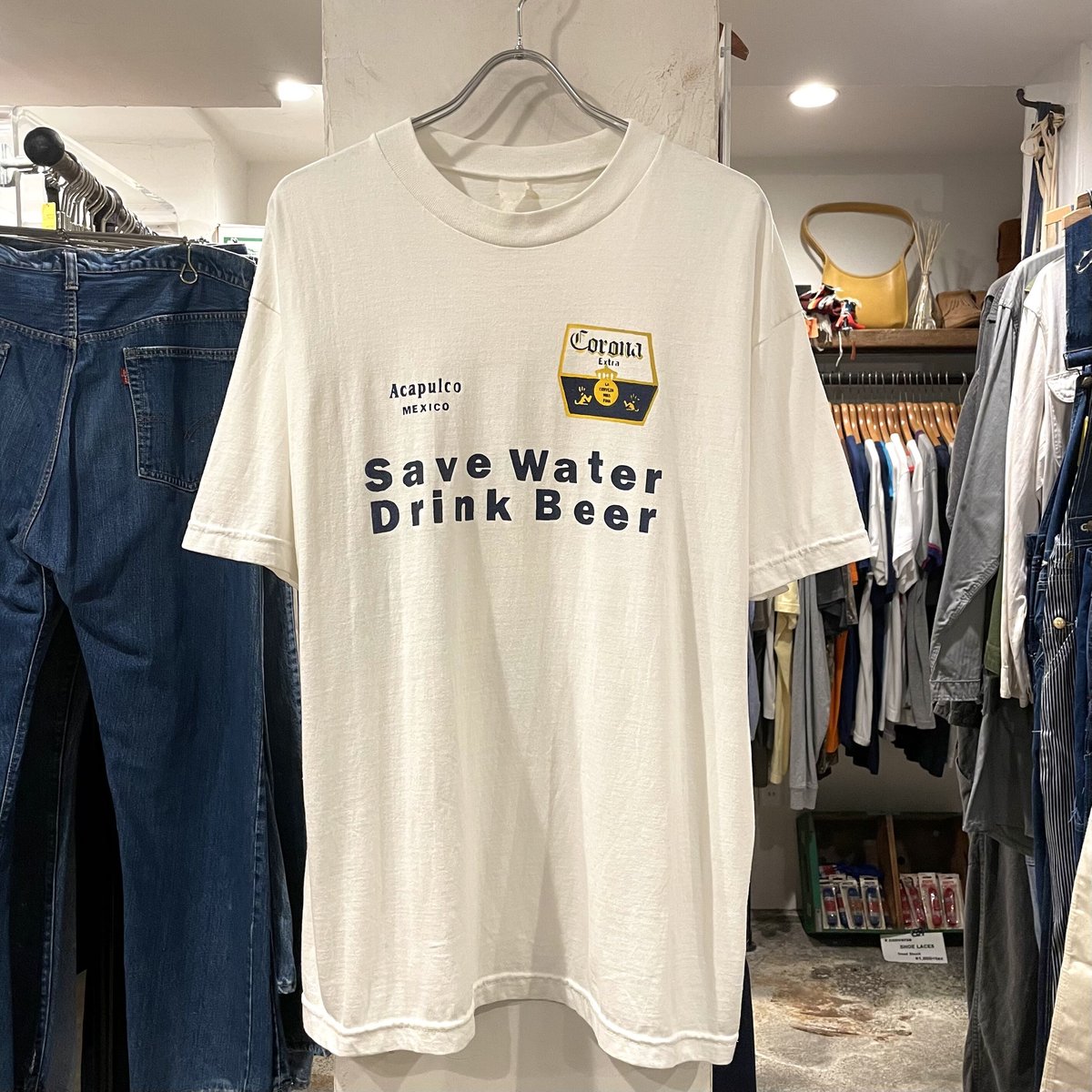 Corona Extra S/S Tシャツ コロナビール ビールTシャツ バックプリント