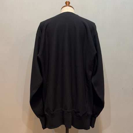 90s　Champion　リバースウィーブ　Reverse Weave　Size XXL　ブラック　企業モノ　刺繡タグ　チャンピオン　(S4945)