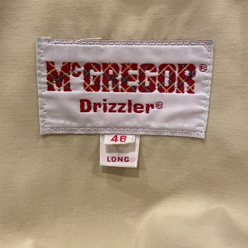 McGREGOR Drizzler 70s TALON ZIP ドリズラージャケット マクレガ...