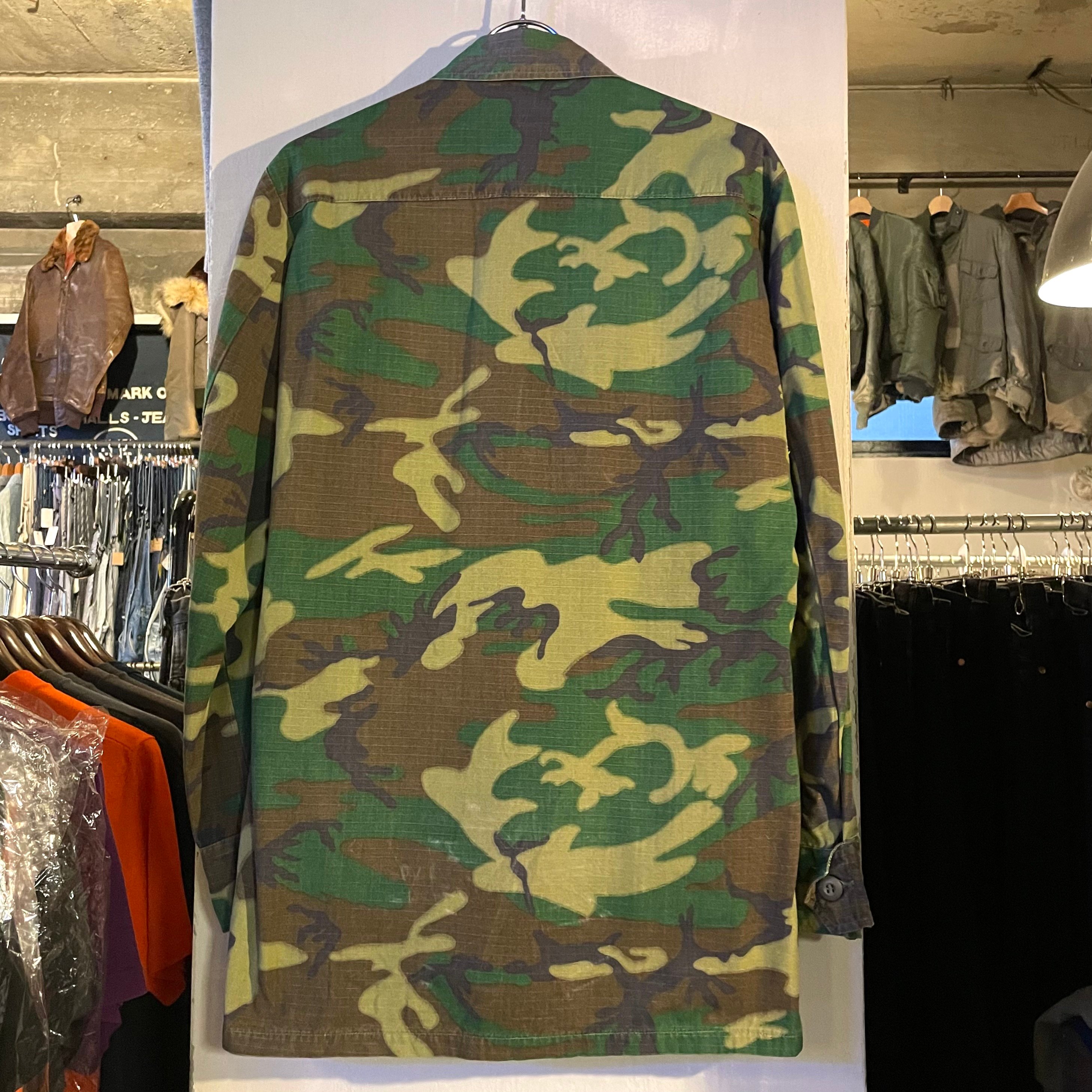 70s USMC Jungle Fatigue Jacket ブラウンリーフ ファティーグジャ