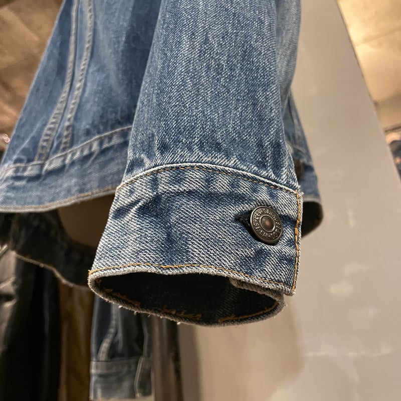 70s Levi's 70505-0217 デニムジャケット ケアタグ インディゴ染 4thタ...