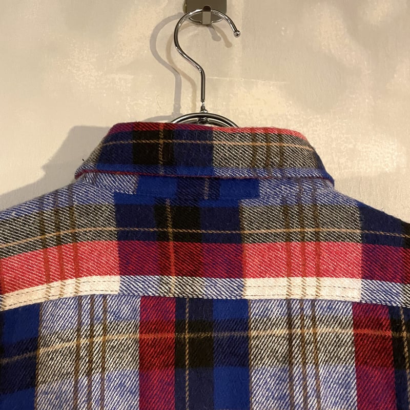 【希少サイズ】70's FIVE BROTHER チェック ネルシャツ XL XL 70s〜80s FIVE BROTHER チェック柄ネルシャツ 茶色 チェック シャツ