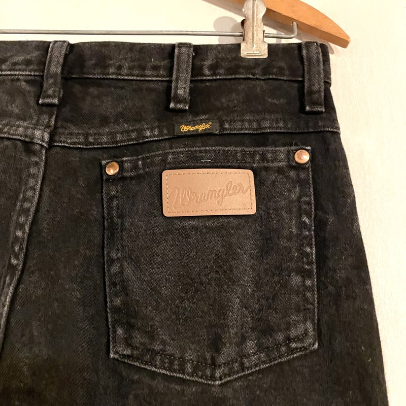 Wrangler 936WBK ブラックデニムパンツ 31×30 ラングラー (S2549)