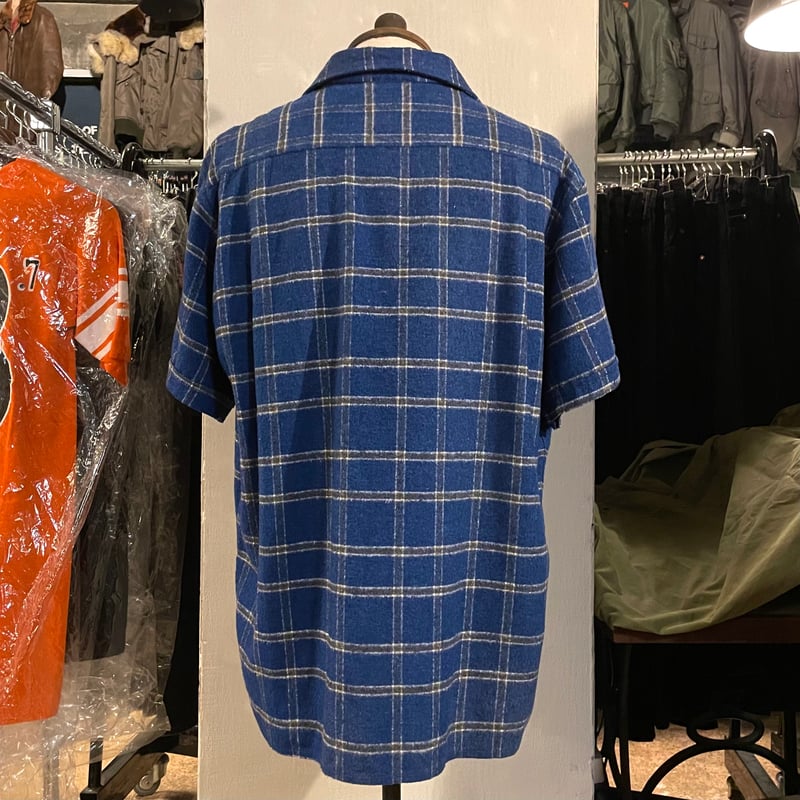 60s SIRGUY Vintage Wool S/S Shirt ウールシャツ Size M