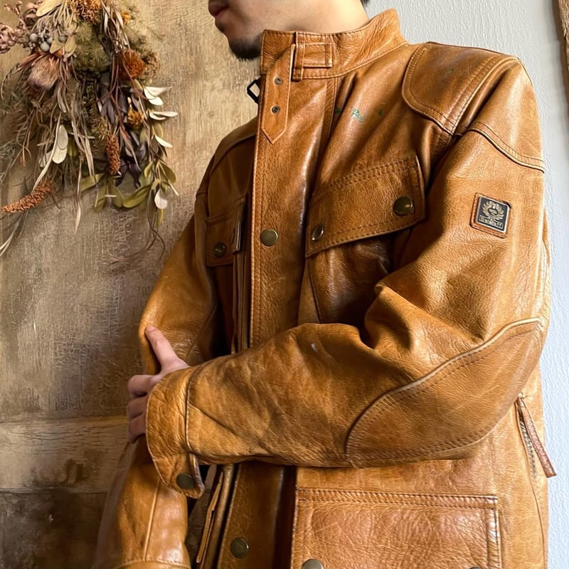 Belstaff Leather Jacket トライアルマスター レザージャケット
