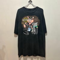 90s　HARLEY-DAVIDSON　S/S Tシャツ　ハーレーT　ALASKA　©1992　(S5744)