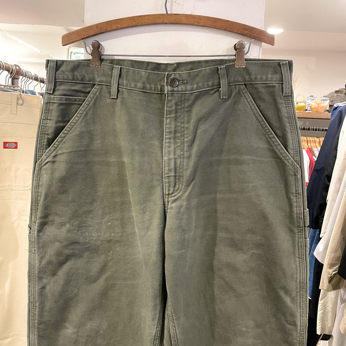 人気 carhartt カーハート ペインターパンツ ダック地 裏地ネル カーキ Carhartt ダック地ペインターパンツ 裏地付き カーハート ダック