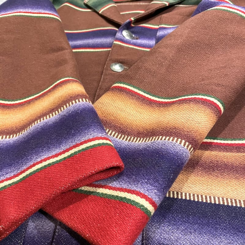 RALPH LAUREN COUNTRY 90s USA製 ネイティブ柄 ラグジャケット RALPH LAUREN COUNTRY 90s USA製 ネイティブ柄 ラグジャケット
