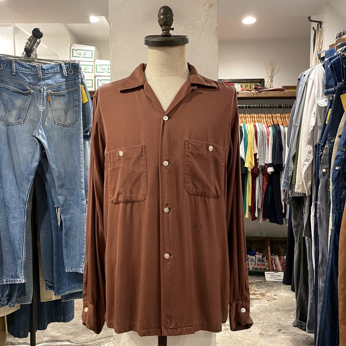 40s~50s ARROW Rayon Shirt 黄色 40s~50s ARROW Rayon Shirt 黄色 - メルカリ