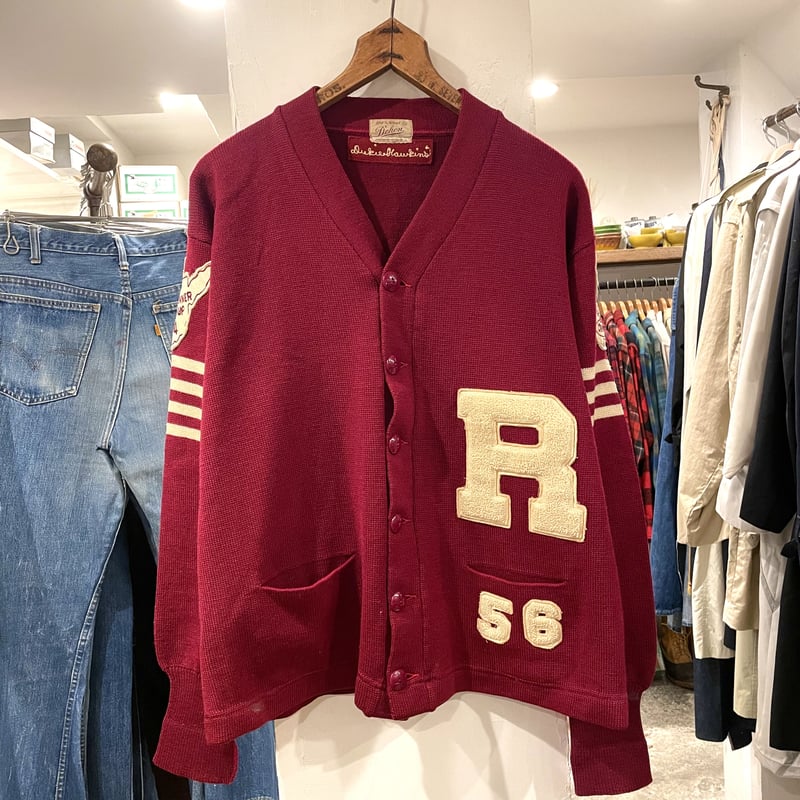 50~60's Dehen ヴィンテージ レタードカーディガン 50's Dehen Vintage Lettered Cardigan ヴィンテージレタード