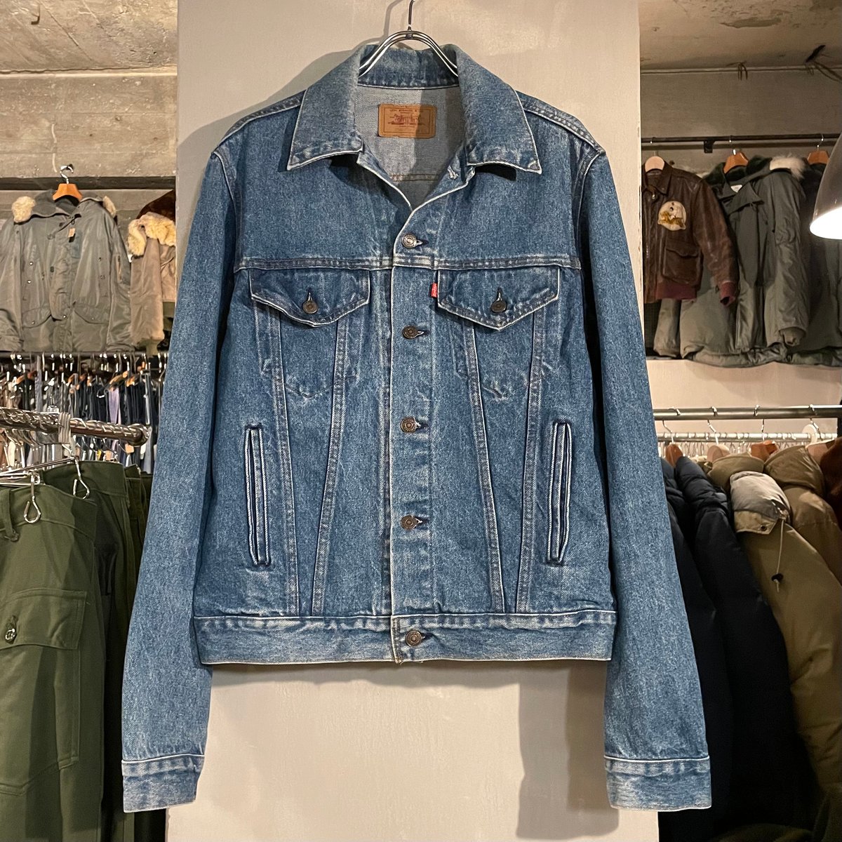 80s Levi's 71506 0214 デニムジャケット USA製 Size 42L 4ポ...