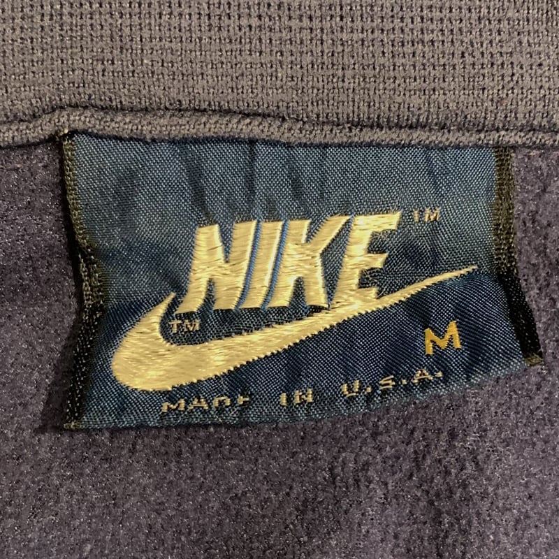 80s NIKE トラックジャケット ジャージ フルジップ 紺タグ USA製