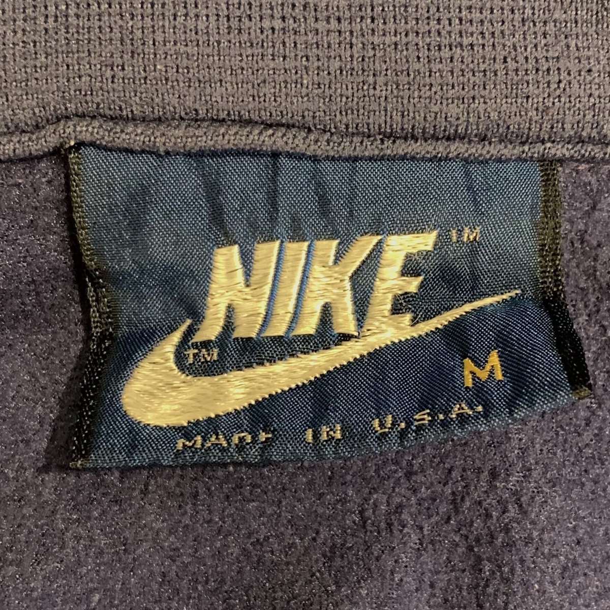 80s NIKE トラックジャケット ジャージ フルジップ 紺タグ USA製 80s NIKE トラックジャケット ジャージ フルジップ 紺タグ USA製